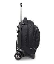 INVICTA NEW PLUG LOGO Sac &agrave; dos Trolley amovible, 2 roues Noir - Sacs &agrave; dos &agrave; roulettes - 6