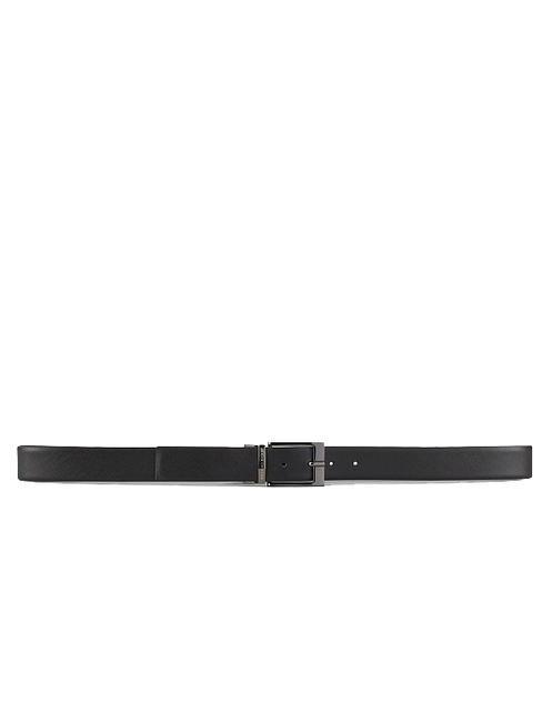 LOGO Ceinture r&eacute;versible bleu marine/gris - Ceintures