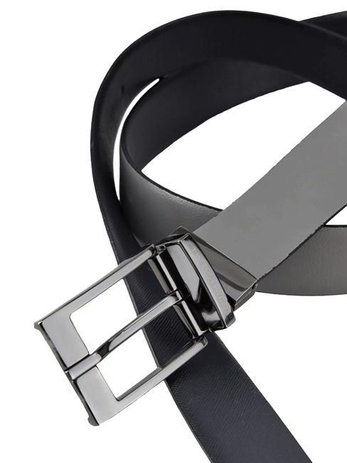 LOGO Ceinture r&eacute;versible bleu marine/gris - Ceintures