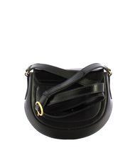 THE BRIDGE BETTINA Mini sac à bandoulière, en cuir black Gold - Sacs pour Femme - 3