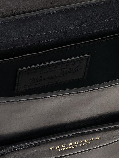 BETTINA Mini sac à bandoulière, en cuir black Gold - Sacs pour Femme