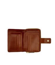 THE BRIDGE LUCREZIA Portefeuille compact en cuir MARRON - Portefeuilles Femme - 3