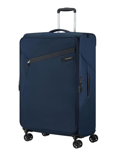 LITEBEAM Grand chariot extensible midnightblue - Valises Semi-rigides