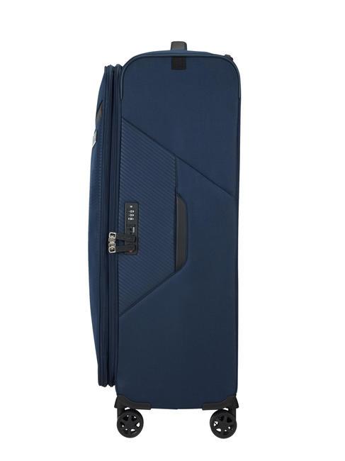 LITEBEAM Grand chariot extensible midnightblue - Valises Semi-rigides