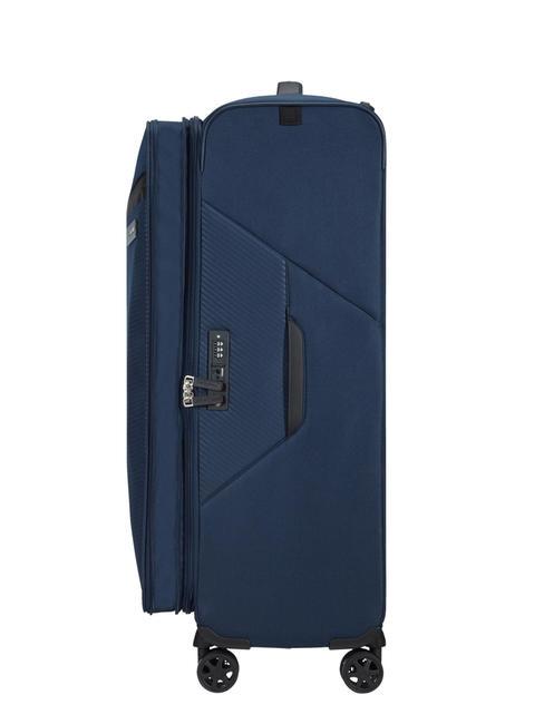 LITEBEAM Grand chariot extensible midnightblue - Valises Semi-rigides