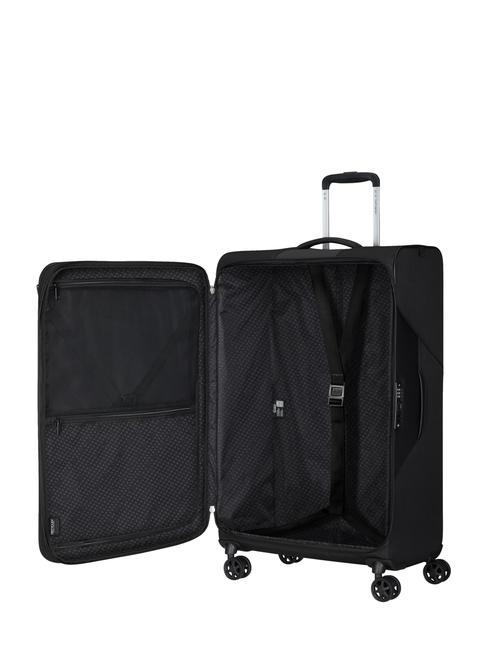 LITEBEAM Grand chariot extensible NOIR - Valises Semi-rigides