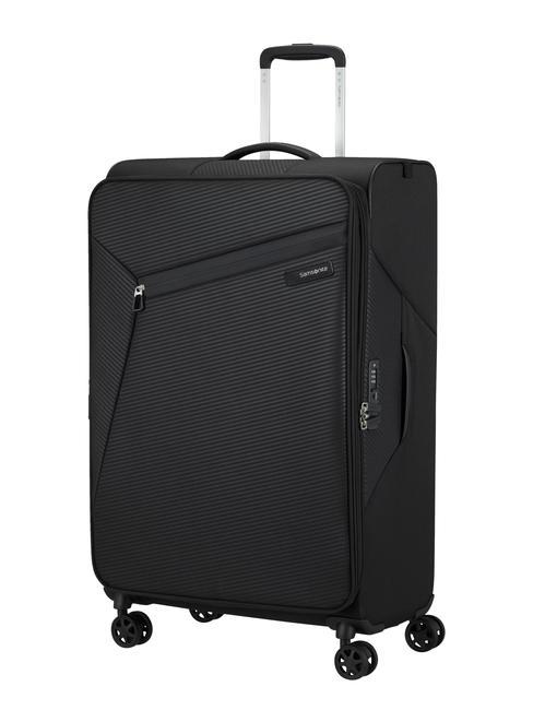 LITEBEAM Grand chariot extensible NOIR - Valises Semi-rigides
