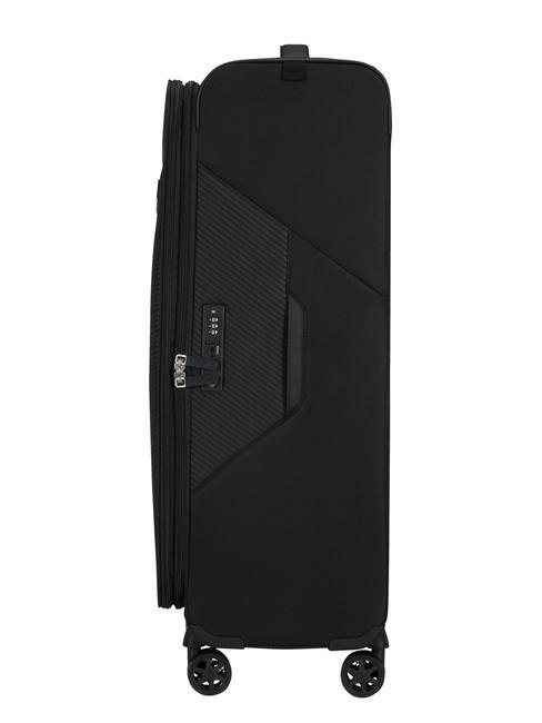 LITEBEAM Grand chariot extensible NOIR - Valises Semi-rigides