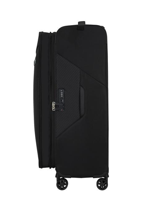 LITEBEAM Grand chariot extensible NOIR - Valises Semi-rigides