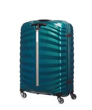 SAMSONITE Valise Ligne LITE-SHOCK ; taille moyennne ; ultra-légère petrolblue - Valises Rigides - 4
