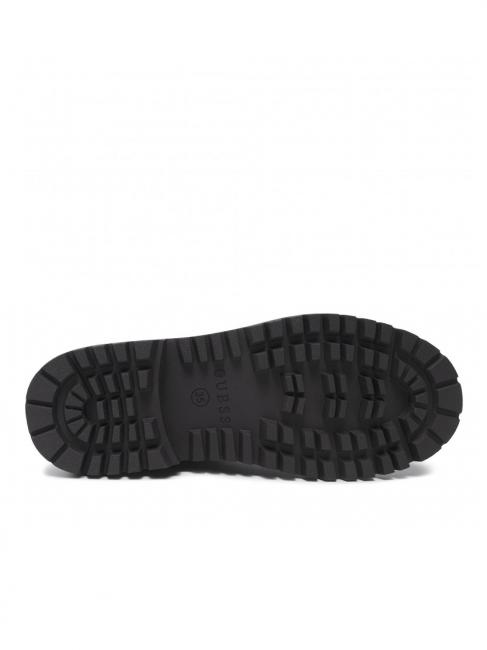 odysse stivaletto 3,7cm Bottes de combat matelass&eacute;es avec cha&icirc;ne NOIR - Chaussures Femme