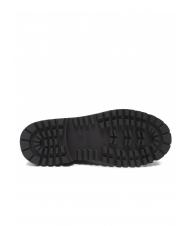 GUESS odysse stivaletto 3,7cm Bottes de combat matelass&eacute;es avec cha&icirc;ne NOIR - Chaussures Femme - 6
