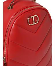 TWINSET MATELASSE Sac &agrave; dos coquelicot - Sacs pour Femme - 3