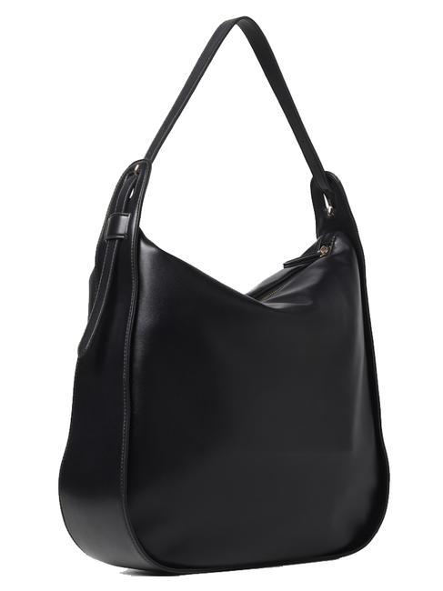 OVAL T Grand sac &agrave; bandouli&egrave;re noir - Sacs pour Femme