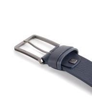 PIQUADRO 81 Ceinture en cuir fabriqu&eacute;e en Italie bleu - Ceintures - 2