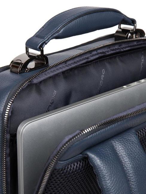 MODUS SPECIAL Sac à dos en cuir pour PC15.6" bleu - Sacs à dos pour ordinateur portable