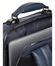 PIQUADRO MODUS SPECIAL Sac à dos en cuir pour PC15.6" bleu - Sacs à dos pour ordinateur portable - 6