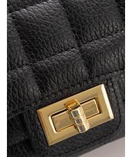 LESAC GIULIA Sac port&eacute; &eacute;paule &agrave; cha&icirc;ne en cuir Dollar noir - Sacs pour Femme - 5