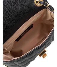 LESAC GIULIA Sac port&eacute; &eacute;paule &agrave; cha&icirc;ne en cuir Dollar noir - Sacs pour Femme - 7