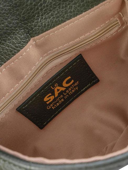 GIULIA Sac port&eacute; &eacute;paule &agrave; cha&icirc;ne en cuir Dollar vert fonc&eacute; - Sacs pour Femme