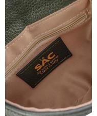 LESAC GIULIA Sac port&eacute; &eacute;paule &agrave; cha&icirc;ne en cuir Dollar vert fonc&eacute; - Sacs pour Femme - 7