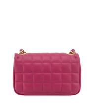 LESAC GIULIA Sac port&eacute; &eacute;paule &agrave; cha&icirc;ne en cuir Dollar fuchsia - Sacs pour Femme - 3