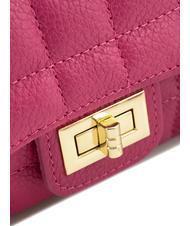 LESAC GIULIA Sac port&eacute; &eacute;paule &agrave; cha&icirc;ne en cuir Dollar fuchsia - Sacs pour Femme - 5