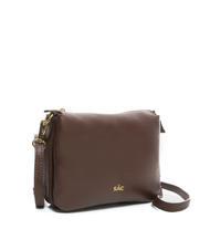 LESAC SIMONA Sac porté épaule en cuir Tris dollar moka - Sacs pour Femme - 2