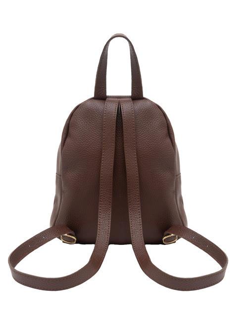 VANESSA Sac &agrave; dos en cuir Dollar moka - Sacs pour Femme