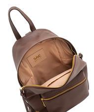 LESAC VANESSA Sac &agrave; dos en cuir Dollar moka - Sacs pour Femme - 6