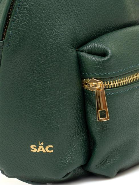 VANESSA Sac &agrave; dos en cuir Dollar vert fonc&eacute; - Sacs pour Femme