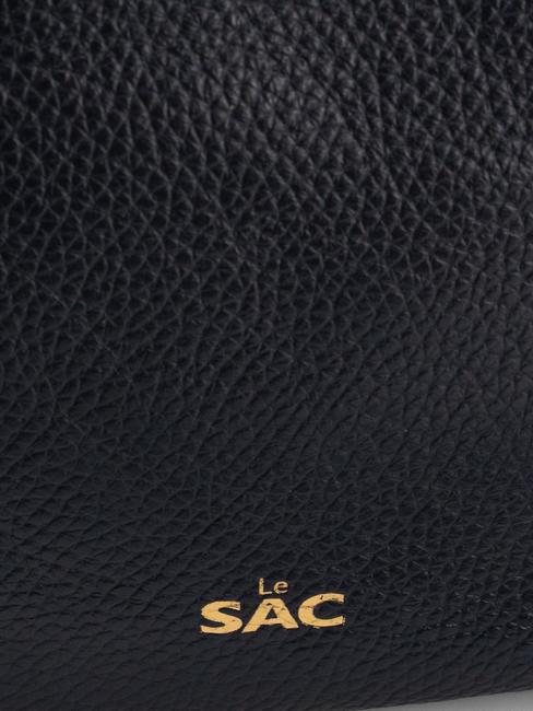 SIMONA Sac porté épaule en cuir Tris dollar nuit bleue - Sacs pour Femme