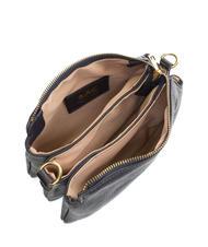 LESAC SIMONA Sac porté épaule en cuir Tris dollar nuit bleue - Sacs pour Femme - 7