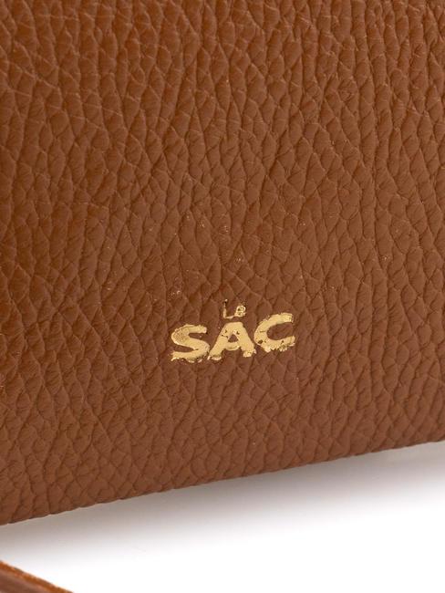 ROBERTA Pochette en cuir Dollar cuir foncé - Sacs pour Femme