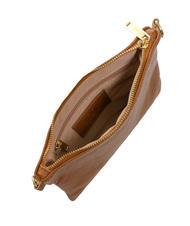 LESAC ROBERTA Pochette en cuir Dollar cuir foncé - Sacs pour Femme - 6