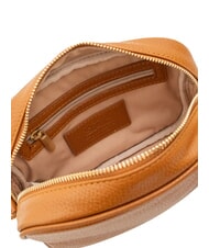 LESAC LUCIA Sac porté épaule double en cuir Dollar cuir foncé - Sacs pour Femme - 7