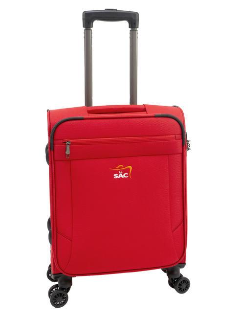 LIGHT FLY Chariot &agrave; bagages &agrave; main rouge - Valises cabine