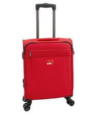 LESAC LIGHT FLY Chariot &agrave; bagages &agrave; main rouge - Valises cabine - 3