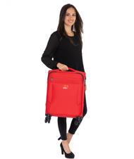 LESAC LIGHT FLY Chariot &agrave; bagages &agrave; main rouge - Valises cabine - 8