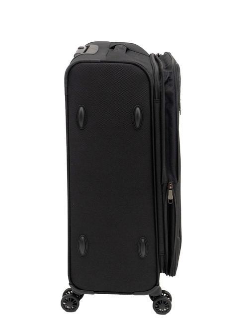 LIGHT FLY Chariot extensible moyen noir - Valises Semi-rigides