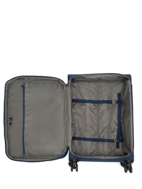 LIGHT FLY Chariot extensible moyen bleu - Valises Semi-rigides