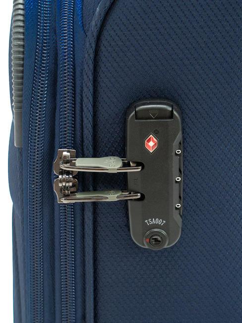 LIGHT FLY Chariot extensible moyen bleu - Valises Semi-rigides