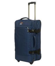 LESAC GLOBETROTTER Sac &agrave; roulettes moyen bleu - Valises Semi-rigides - 6