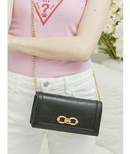 GUESS GILDED GAMOUR sac d'&eacute;paule NOIR - Sacs pour Femme - 5