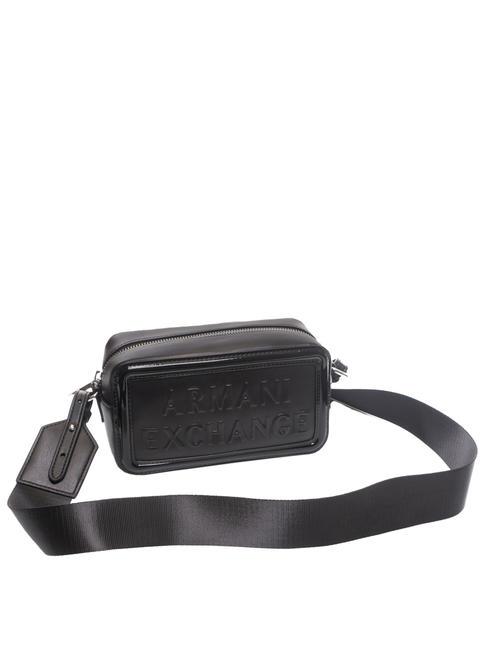 EMBOSSED Sac photo &agrave; bandouli&egrave;re Noir - Sacs pour Femme