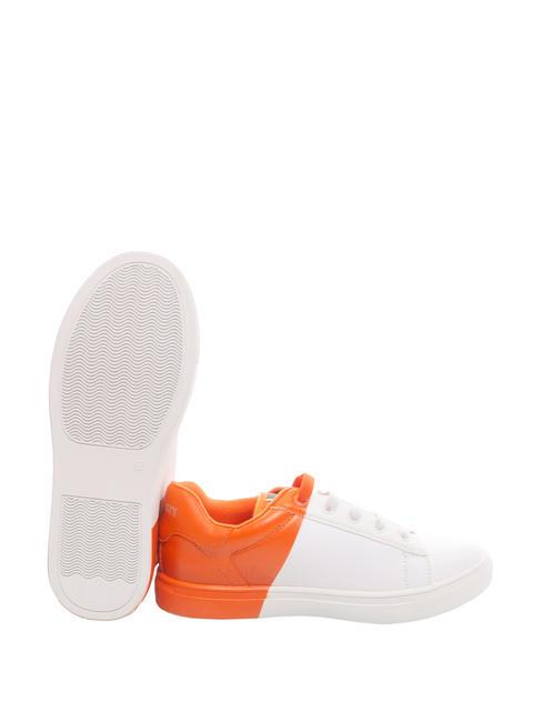 DEREK Enfant Baskets blanc/orange - Chaussures de b&eacute;b&eacute;