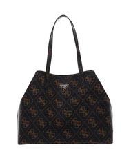 GUESS VIKKY LOGO LARGE Sac d'&eacute;paule marron - Sacs pour Femme - 2