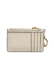 RALPH LAUREN LOGO EMBOSSED Porte-cartes en cuir avec porte-cl&eacute;s vanille6 - Portefeuilles Femme - 2