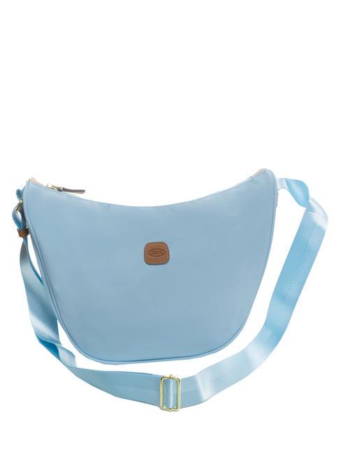 X-COLLECTION Petit sac croissant bleu ciel - Sacs pour Femme