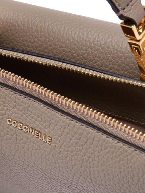 ARLETTIS Signature Mini sac &agrave; main, avec bandouli&egrave;re taupe chaud - Sacs pour Femme